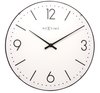 Afbeelding van NeXtime Basic Dome wit 35 cm klok