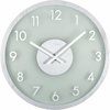 Afbeelding van NeXtime Frosted Wood wit 50 cm klok