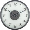 Afbeelding van NeXtime Frosted Wood grijs 50 cm klok