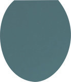 Afbeelding van de bovenkant van de Cornat Telo toiletbril grijs