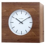 afbeelding van Balvi Qubo Oak Wood 25 cm klok