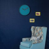 Afbeelding van NeXtime Calmest turquoise 50 cm klok