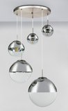 Globo Varus five lamp holders hanglamp