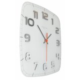 Afbeelding van NeXtime Classy Square Wit 30 cm klok