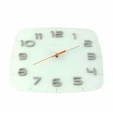 Afbeelding van NeXtime Classy Square Wit 30 cm klok