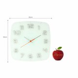 Afbeelding van NeXtime Classy Square Wit 30 cm klok