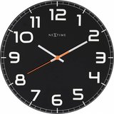 Afbeelding van NeXtime Classy Zwart 30 cm klok