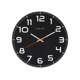 Afbeelding van NeXtime Classy Zwart 30 cm klok