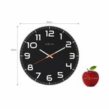 Afbeelding van NeXtime Classy Zwart 30 cm klok