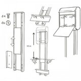 Allux 1001 statief zwart_