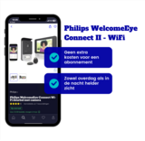 Philips WelcomeEye Connect II Wi-Fi deurbel met camera_