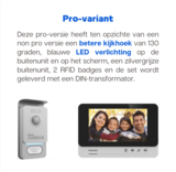 Philips WelcomeEye Comfort Pro intercom met camera