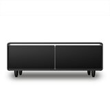 CASO Sound & Cool Black Audio Koeltafel - Bluetooth - Koelkastlade - 135 liter