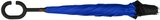 Falcone Inside Out windproof paraplu zwart en blauw