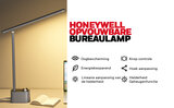 Honeywell HWT-H01 LED bureaulamp - dimbaar - USB oplaadpoort - 3 kleurmodi - grijs