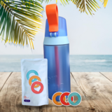 Air Up Mini Sipper Dolphin Blue 600 ml starterskit + drie pods