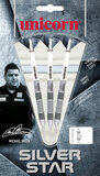 Unicorn Silver Star Michael Smith 80% steeltip dartpijlen