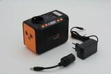 Technaxx TX-205 powerstation - 80 Watt uitgangsvermogen - 74 Wh capaciteit