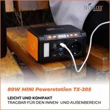 Technaxx TX-205 powerstation - 80 Watt uitgangsvermogen - 74 Wh capaciteit