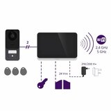Philips WelcomeEye Add Connect 3 binnenpost - extra monitor voor Connect 3