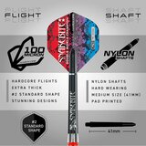 Red Dragon Peter Wright Brass steeltip dartpijlen - 20 gram