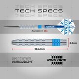 Red Dragon Gerwyn Price Brass steeltip dartpijlen - 20 gram