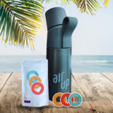 Air Up Steel Dusky Obsidian 850 ml starterskit + drie pods
