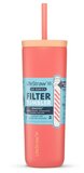 LifeStraw Go Steel Tumbler met waterfilter 500ml apricot pink