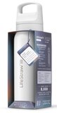 LifeStraw Go Steel waterfles met filter 700ml polar white