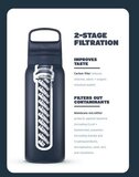LifeStraw Go Steel waterfles met filter 700ml aegean sea