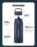 LifeStraw Go Steel waterfles met filter 700ml aegean sea