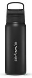 LifeStraw Go Steel waterfles met filter 700ml nordic noir