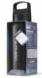 LifeStraw Go Steel waterfles met filter 700ml nordic noir