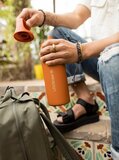 LifeStraw Go Steel waterfles met filter 700ml kyoto orange
