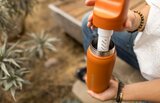 LifeStraw Go Steel waterfles met filter 700ml kyoto orange