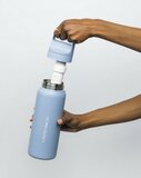 LifeStraw Go Steel waterfles met filter 700ml icelandic blue