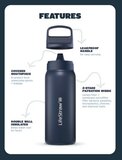 LifeStraw Go Steel waterfles met filter 1000ml cactus green