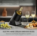 Caso VinoCase Black thermo-elektrische wijnkoeler - voor 1 fles