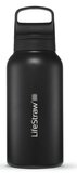 LifeStraw Go Steel waterfles met filter 1000ml nordic noir