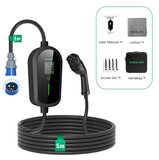 Daolar 7.4 kW - 32A - Type 2 - 3 pins-CEE thuislader met instelbare timer - 5 meter kabel