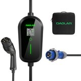 Daolar 7.4 kW - 32A - Type 2 - 3 pins-CEE thuislader met instelbare timer - 5 meter kabel