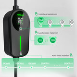 Daolar Wifi 11 kW - 16A - Type 2 - 5 pins-CEE thuislader - 3 fase - met instelbare timer - 5 meter kabel