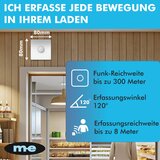 m-e BELL-8121 draadloze bewegingsmelder met oplaadbare ontvanger - 300 meter bereik