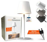 m-e Luna oplaadbare tafellamp - dimbaar - USB oplaadpoort - 6 kleurmodi - wit