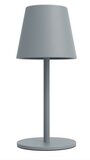m-e Luna oplaadbare tafellamp - dimbaar - USB oplaadpoort - 6 kleurmodi - grijs