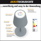 m-e Luna oplaadbare tafellamp - dimbaar - USB oplaadpoort - 6 kleurmodi - grijs