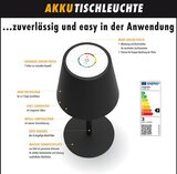 m-e Luna oplaadbare tafellamp - dimbaar - USB oplaadpoort - 6 kleurmodi - zwart