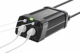Technaxx Germany TE16 omvormer - 1200 Watt uitgangsvermogen - 2x 230V - 2x 5V USB