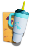 Air Up Tumbler met handvat White Spearmint 890 ml starterskit + drie pods