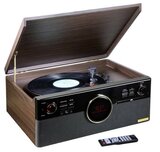Technaxx TX-137 platenspeler met cassette, DAB+ radio en cd